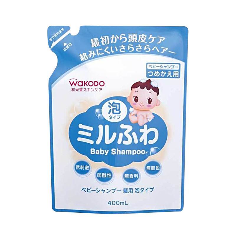 waKODO 和光堂 婴幼儿洗发水 400ml 替换装 53.1元