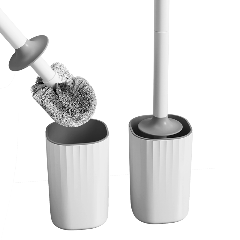 家杰优品马桶刷套装免打孔清洁刷具落地刷子长柄浴室用品马桶清洁神器 ￥