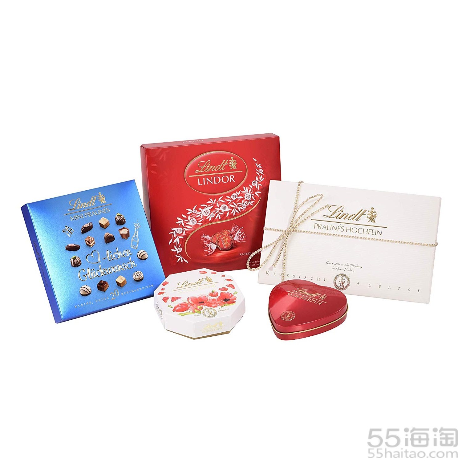 【中亚Prime会员】Lindt 瑞士莲 巧克力礼盒套装 477g