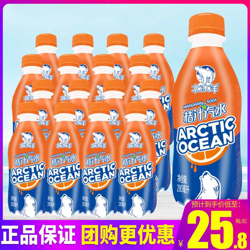 北冰洋 Arctic Ocean 北冰洋 桔汁汽水 300ml*24瓶 49.4元