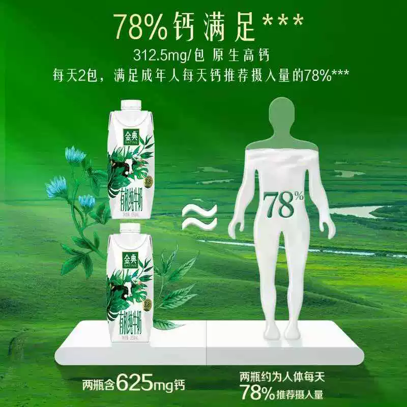 金典 伊利金典梦幻盖有机纯牛奶250ml*20瓶8月 63.36元 - 线报酷
