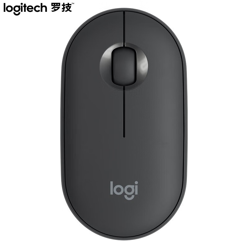 罗技 logitech Pebble 鹅卵石无线鼠标 石墨黑 89元（需用券）