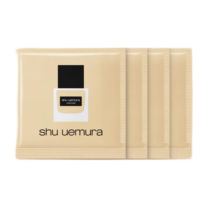 shu uemura 植村秀 小方瓶持妆粉底液体验装（ 584 1ml*2+674 1ml*2 9.9元