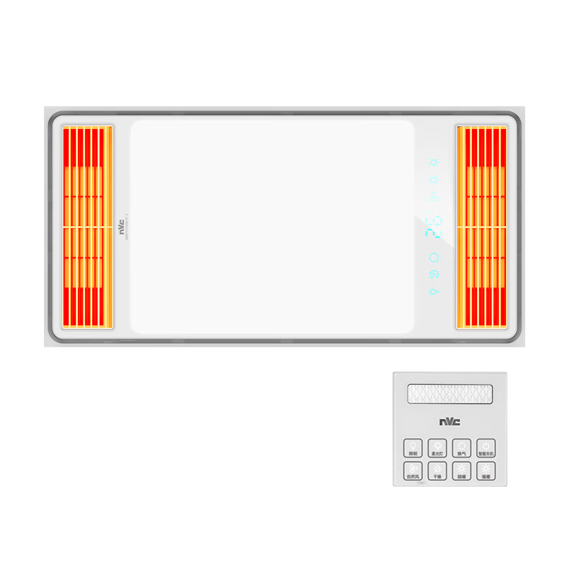 双11狂欢、plus会员：NVC 雷士 风暖浴霸 真双风口卫生间暖风照明排气一体机