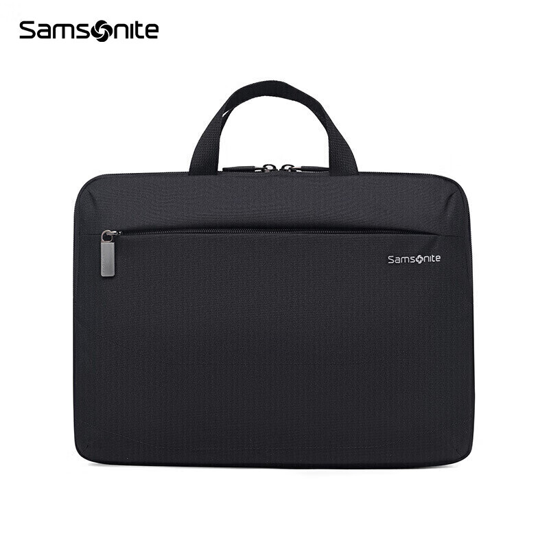 PLUS会员：Samsonite 新秀丽 手提电脑包14英寸 BP5黑色 92.1元包邮（需凑单，多