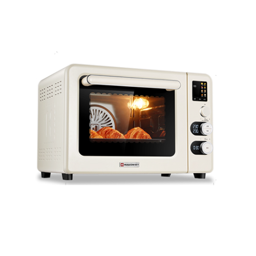 Hauswirt 海氏 C45风炉电烤箱家用烘焙多功能炸烤一体机大容量发酵 米白色 40L 