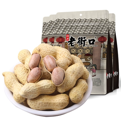 老街口 蒜香花生真大蒜味 400g*3袋 20.5元（合6.83元/袋）