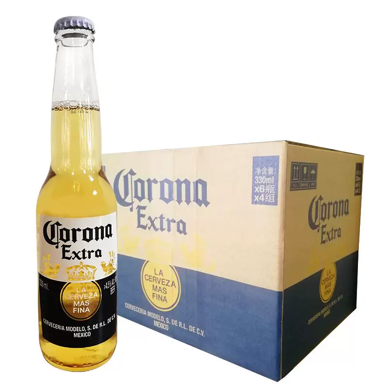 Corona 科罗娜 啤酒整箱批发330ml*24瓶墨西哥风味 ￥120.65