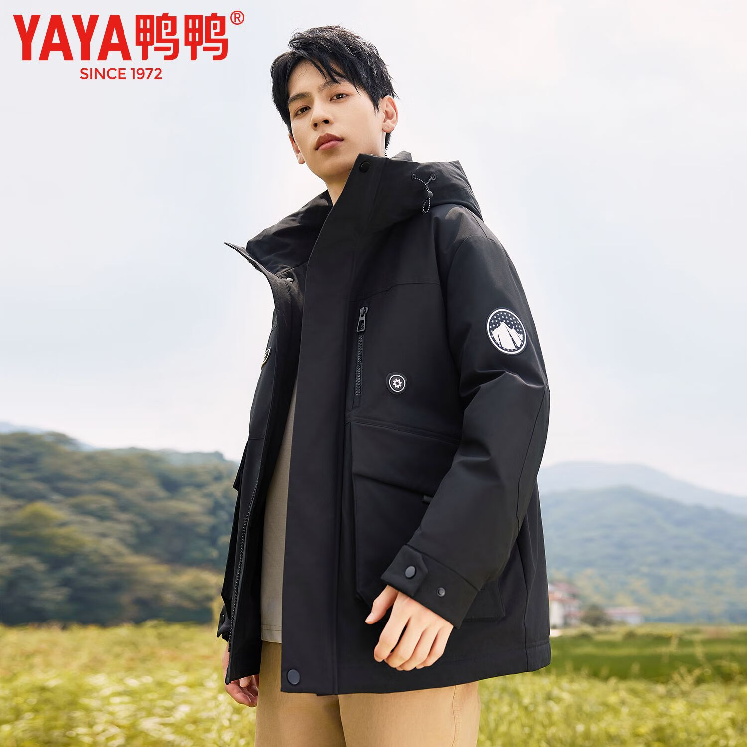 YAYA 鸭鸭 男士户外羽绒服 100134583228 399元