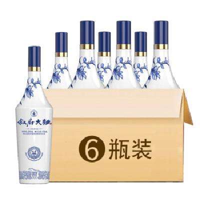 叙府 青花大曲 52度 浓香型白酒 450ml*6瓶 整箱装 235.71元 包邮（合39.2元/瓶，