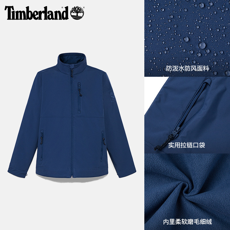 Timberland 男装软壳衣外套冬防泼水防风保暖修身 A6AU4 399元（淘金币可抵5.69元