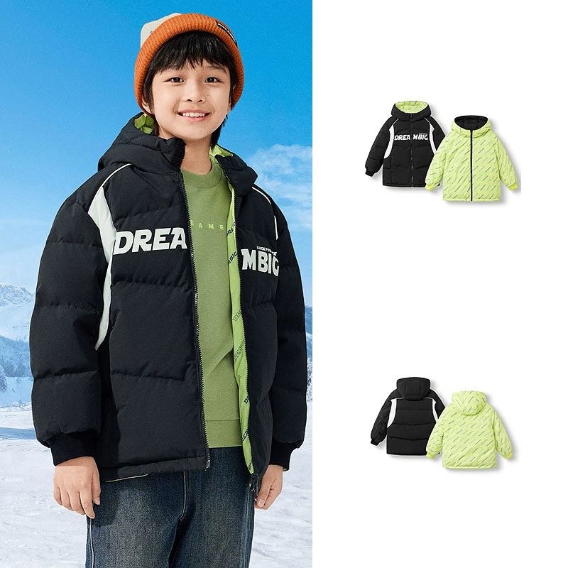 巴拉巴拉 童装男童羽绒服2025年新款保暖外套冬双面穿 683元（需用券）