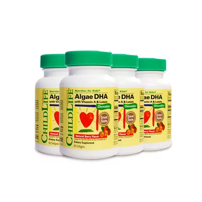 藻油DHA婴幼儿童补脑美国4瓶 339.28元