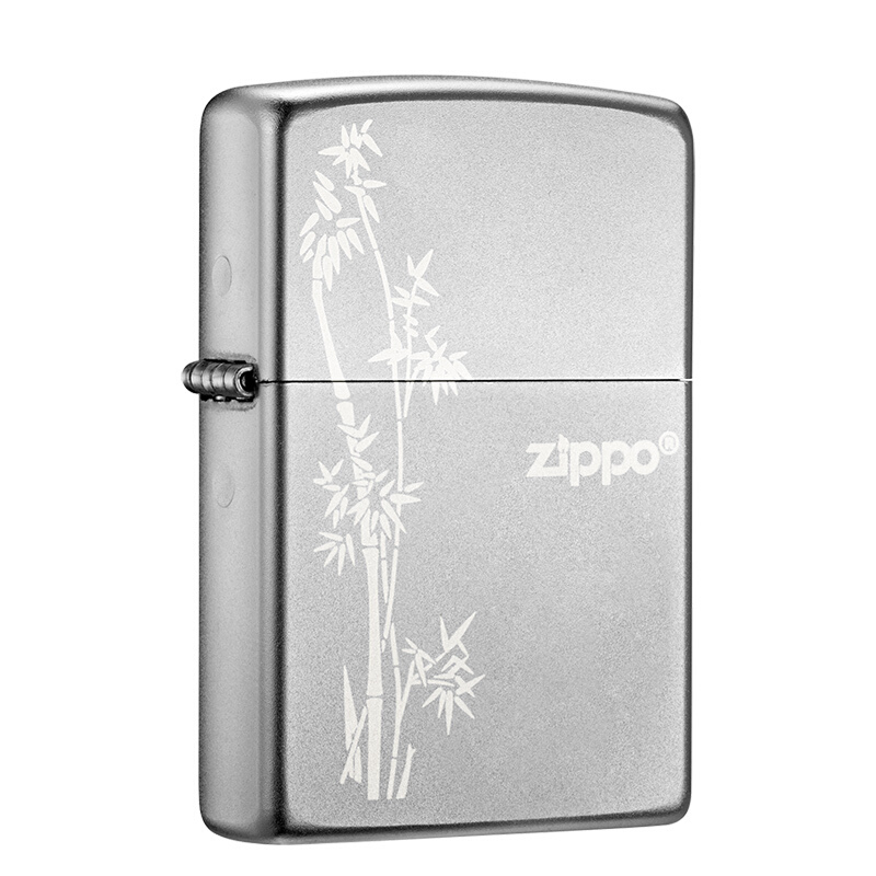 移动端、京东百亿补贴：ZIPPO 之宝 经典系列 205-C-000017 打火机 锻纱镀铬 步