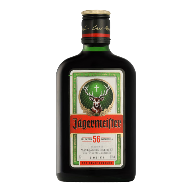 PLUS：野格（Jagermeister）经典原味 力娇酒配制酒 35度 200ml 小酒版 28.03元包邮