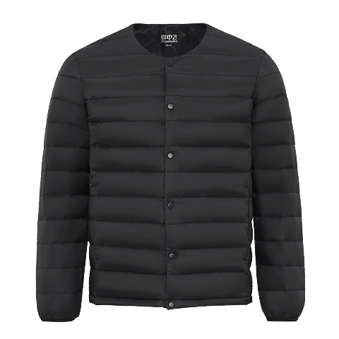 雪中飞 短款圆领羽绒服 男士内穿 保暖简约内搭羽绒内胆 79元(需领券)