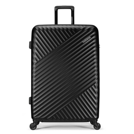 美旅 箱包简约时尚男女行李箱超轻万向轮旅行箱密码锁 24英寸 TV7黑色 299元