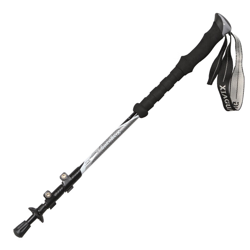 移动端：川诺 登山杖碳钎维材质 三节可伸缩折叠炭合金健身拐杖手杖 304 114