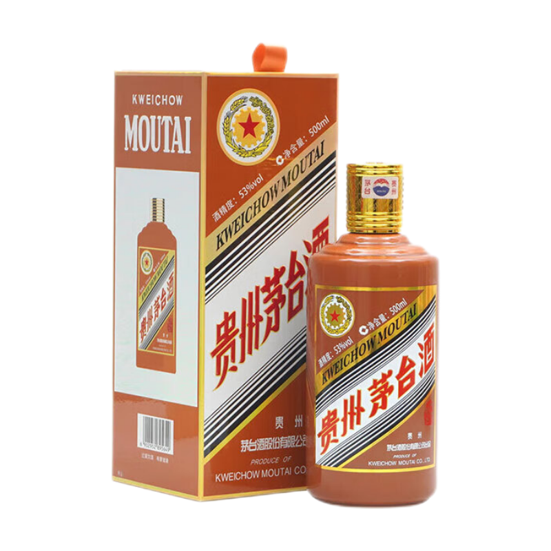 PLUS会员：MOUTAI 茅台 甲辰龙年 生肖纪念酒 53﹪vol 酱香型白酒 500ml 单瓶装 232