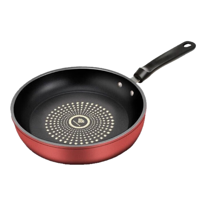 20点：晶钻平底锅不粘锅煎锅家用煎蛋烙饼牛排电磁炉煤气灶通用 28cm煎锅+