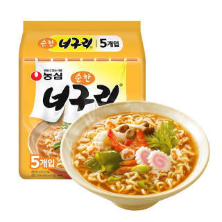 农心 Nongshim Nong Shim 韩国进口小浣熊原味乌冬汤味乌龙面海鲜味拉面方便面加班休闲食品五连包1g 5包17 32元 需买7件 共121 24元 需用券 京东商城