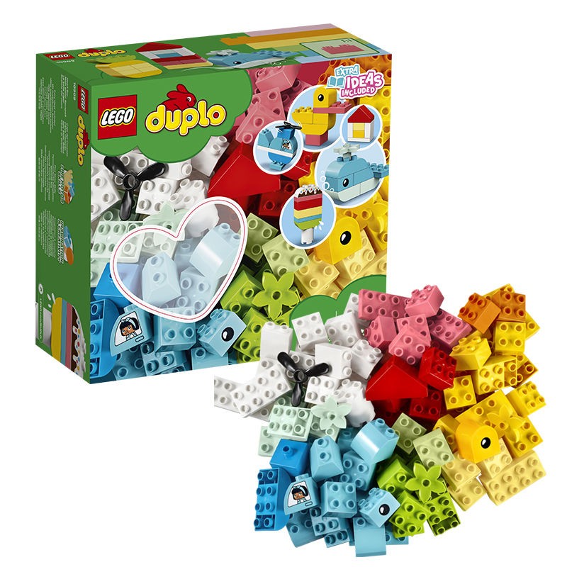LEGO 乐高 积木得宝DUPLO10909心形创意积木盒1.5岁+大颗粒儿童玩具新年礼物 119