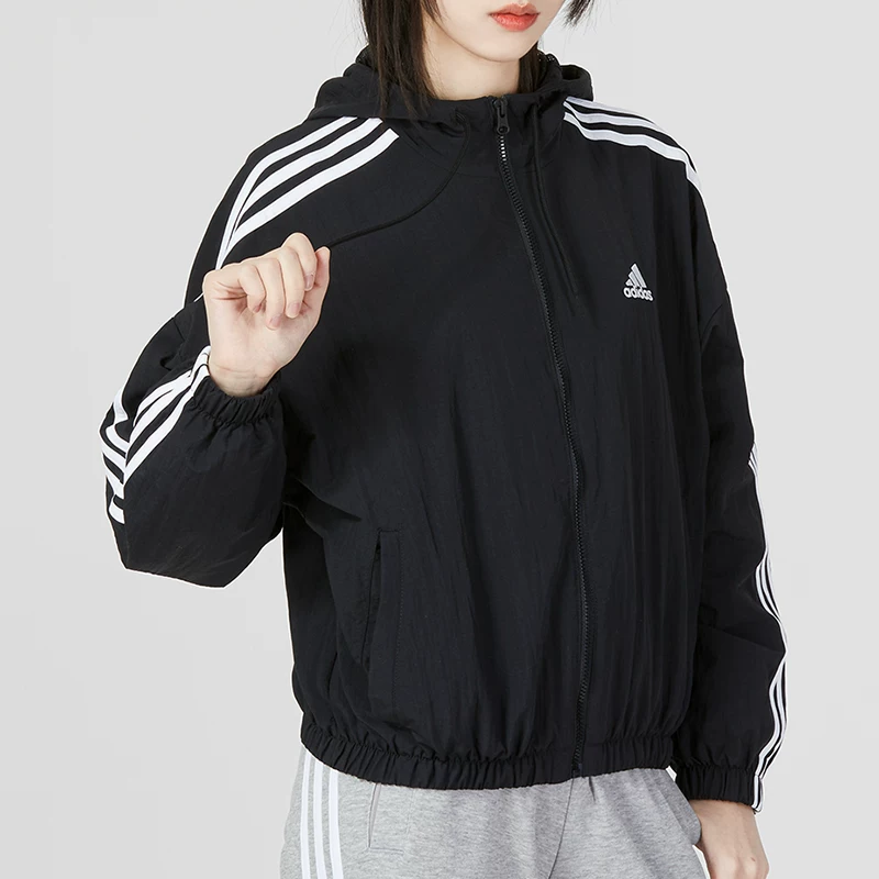 阿迪达斯 女子梭织夹克透气舒适休闲上衣户外运动潮流外套 280.9元 - 86线报