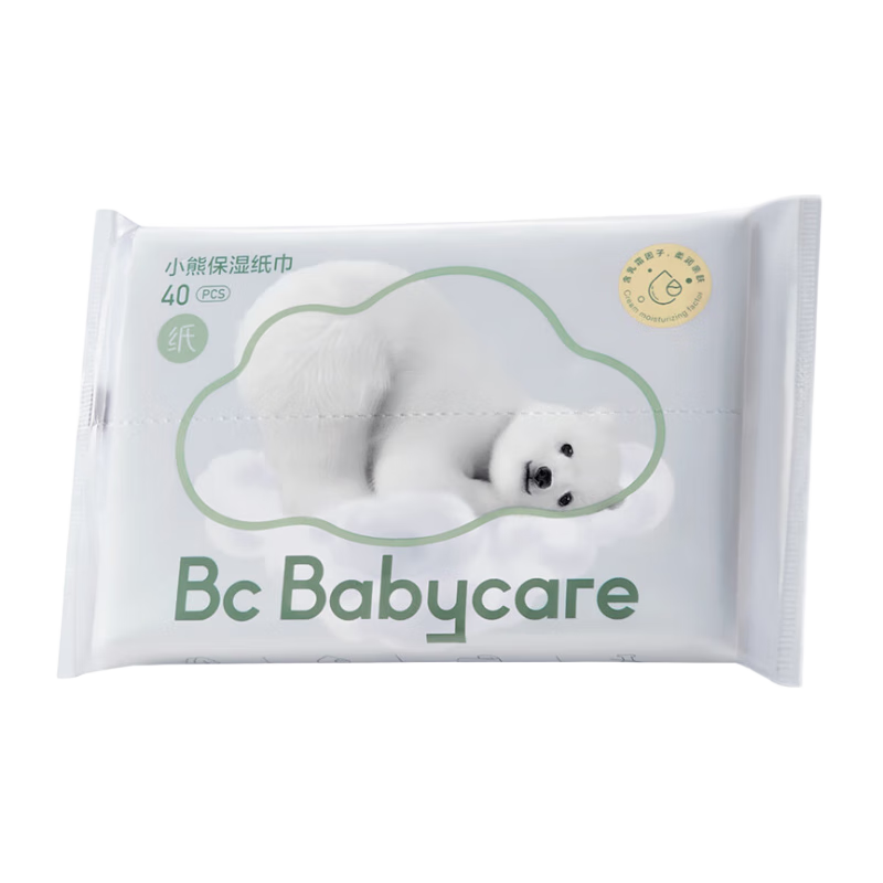 PLUS会员：babycare 婴儿抽取式保湿纸巾 40抽 1.85元