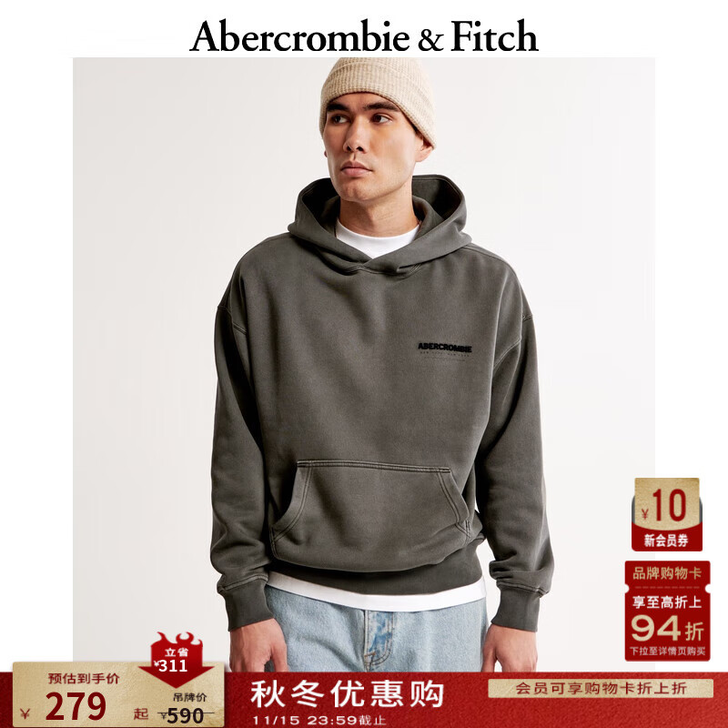 Abercrombie & Fitch 男士连帽抓绒卫衣 KI122-3186 ￥278.8