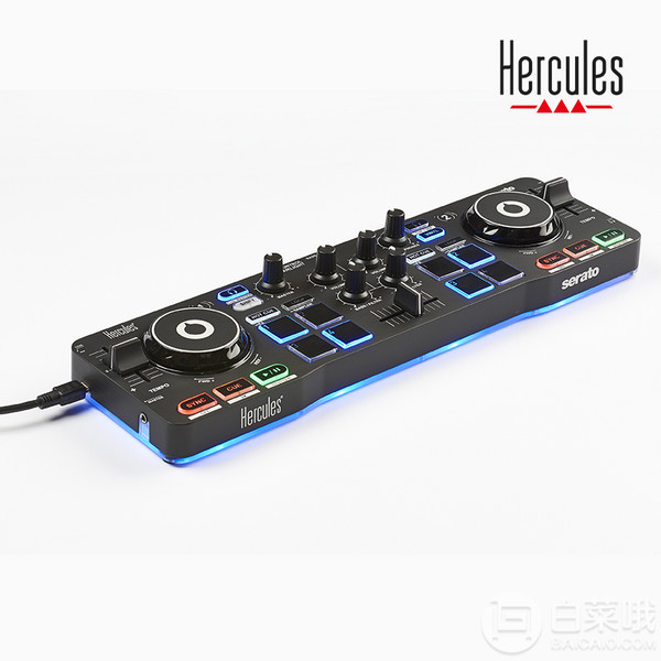 Hercules 嗨酷乐 DJControl Starlight 迷你便携式星光打碟机484.4元