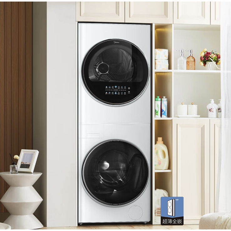 Midea 美的 清风明月MGH20VE5PRO隐形嵌 洗烘套装 10公斤 5349元（需用券）