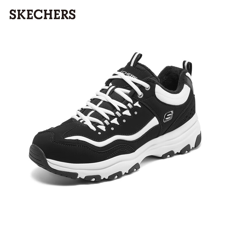 20点：斯凯奇 男加绒保暖老爹鞋 159元、包邮