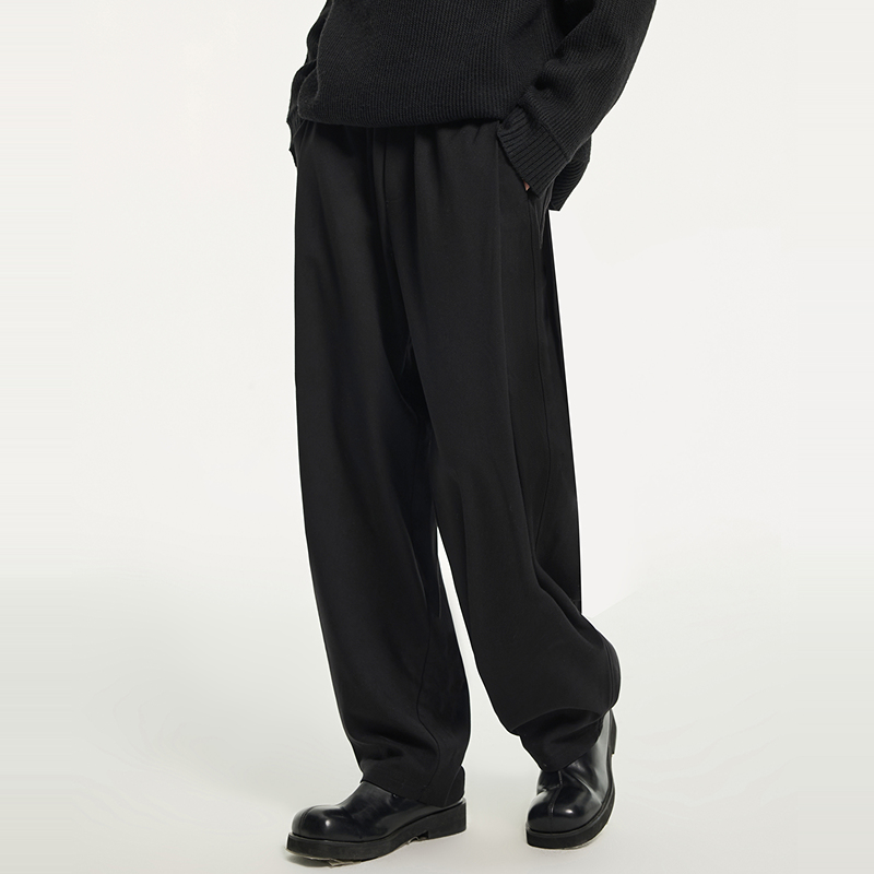 移动端：流石 riverstone 男士复古阔腿休闲裤 TK03413900 189.9元（淘金币可抵7.47