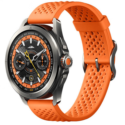 国家补贴、限地区：小米 Xiaomi Watch S4 Sport 智能手表 橙色液态硅胶表带 1529.1