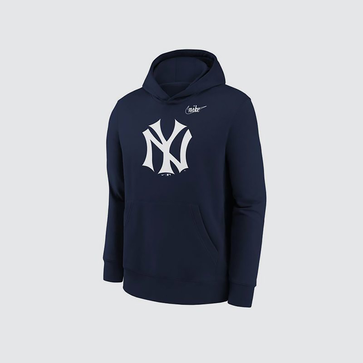 Nike MLB联名纽约洋基队秋冬抓绒连帽卫衣童装青少年款 148元