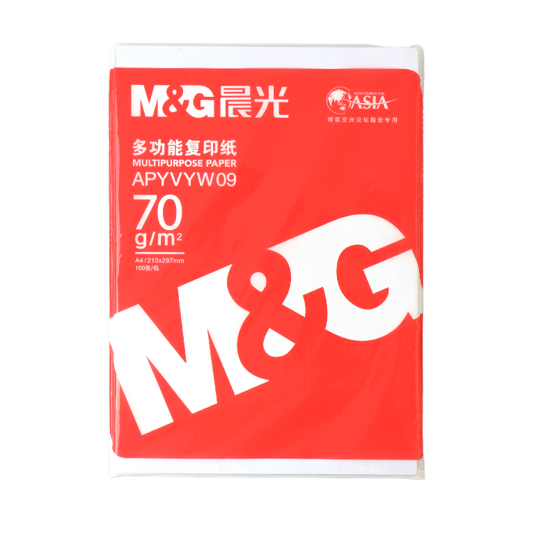 M&G 晨光 多功能打印复印全木浆A4纸100张 6.8元（需用券）