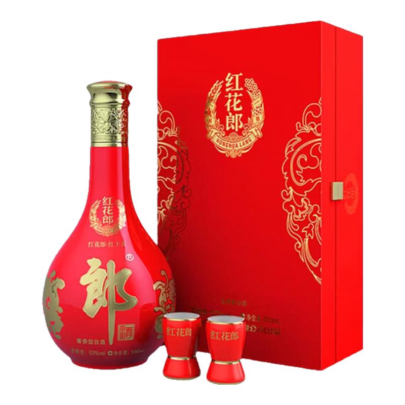88VIP：郎酒 红花郎（15）酱香型单瓶礼盒白酒53度500ml*1瓶 349.25元