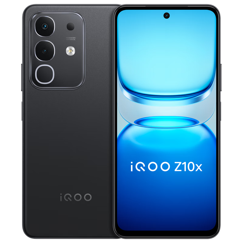 限地区、plus:vivo iQOO Z10x 8GB+256GB 星穹黑 6500mAh超薄蓝海电池 天玑7300 护眼LCD屏幕 电竞手机 1019.15元(需领券)