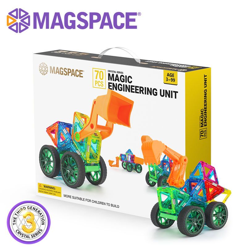 MAGSPACE 摩可立磁力片3代魔法工程部队70片 297.4元（需用券）
