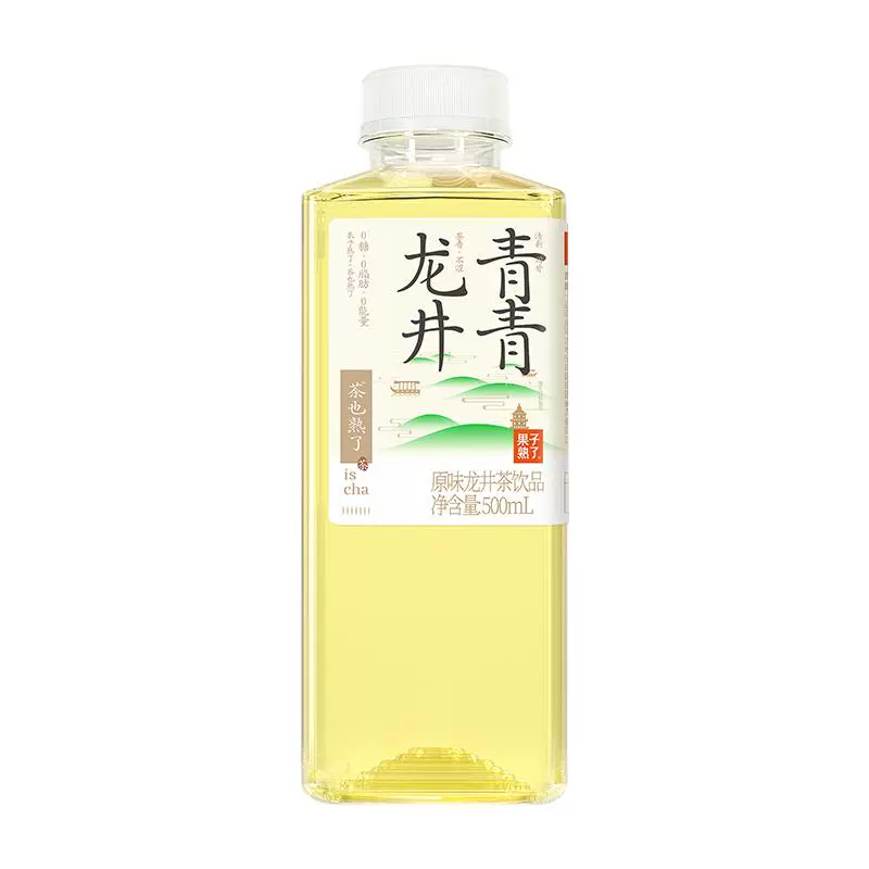 果子熟了 无糖茶栀栀乌龙茉莉龙井 500ml ￥70.9