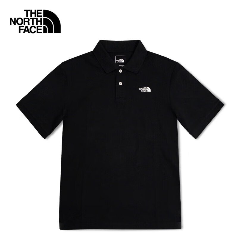 北面 POLO衫短袖男T恤透气夏季户外半袖 87UX JK3 M 228元