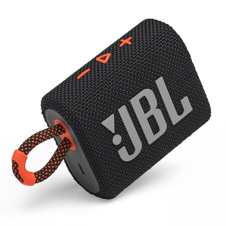 JBL 杰宝 GO3 2.0声道 便携式蓝牙音箱 黑拼橙色 199.25元包邮（双重优惠）