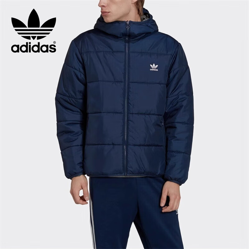 adidas 阿迪达斯 三叶草男款运动保暖棉服HM2462 ￥379