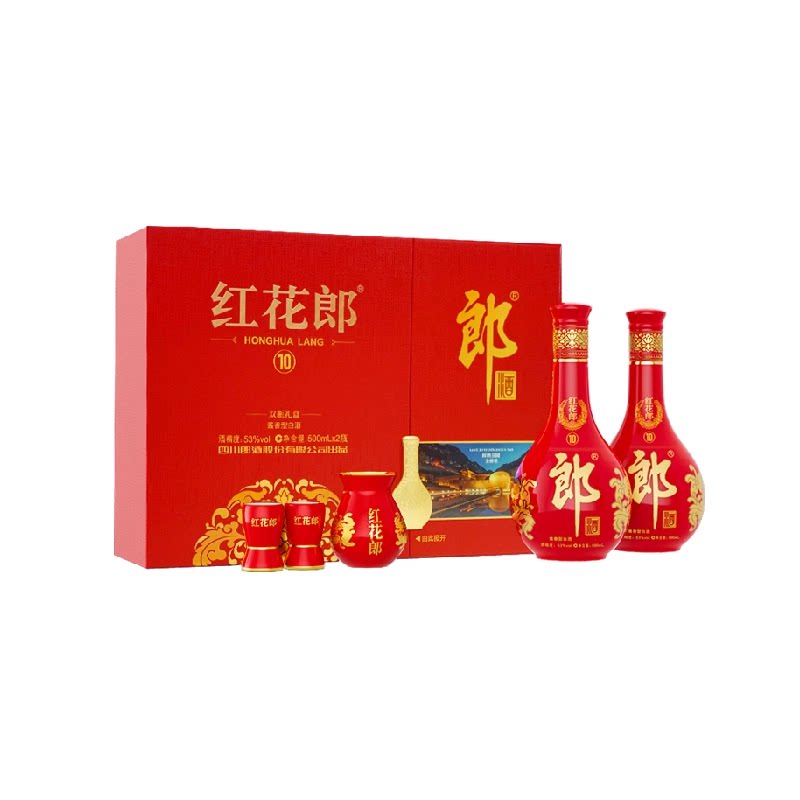 郎酒 红花郎10 53%vol 酱香型白酒 405.42元 - 线报酷