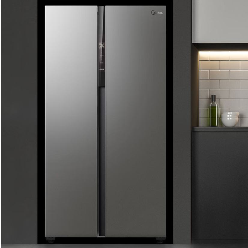 美的（Midea）冰箱 双开门对开门一级双变频风冷无霜超薄 555升 京东百亿补