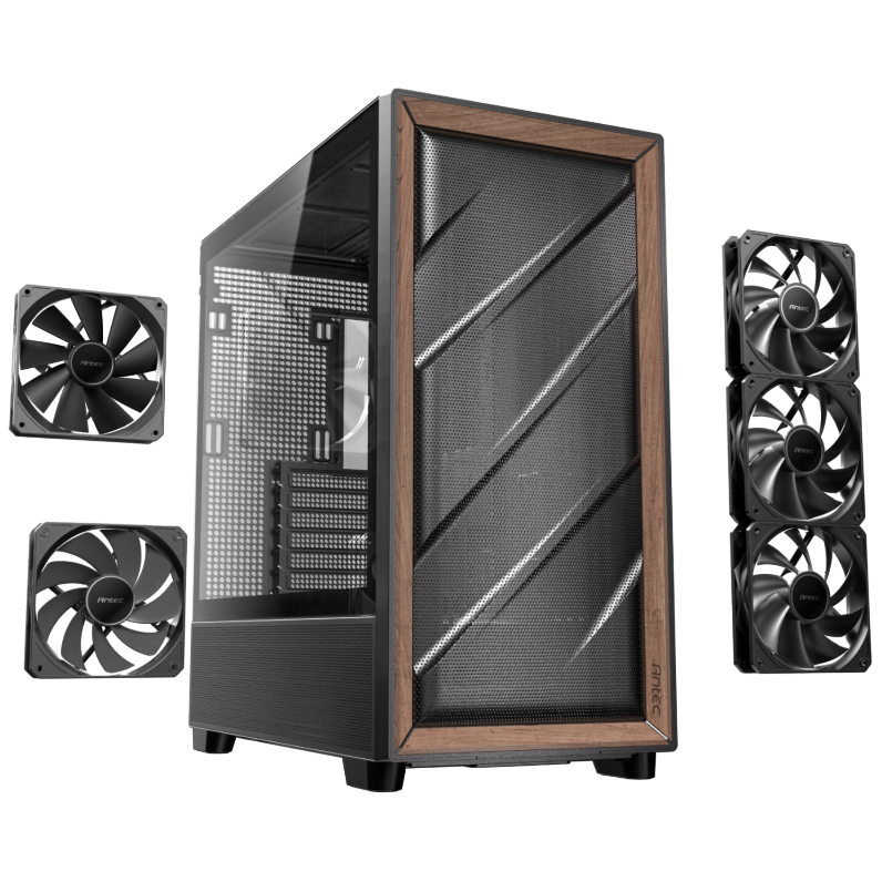 Antec 安钛克 FLUX E-ATX机箱 黑色 397.01元