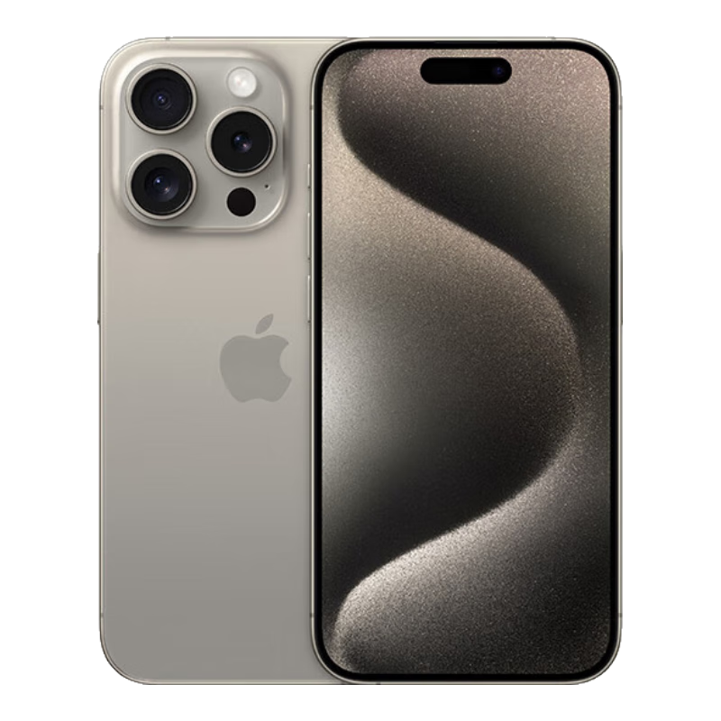 Apple/苹果 iPhone 15 Pro (A3104) 128GB 原色钛金属【快充套装】 6878元（需领券）