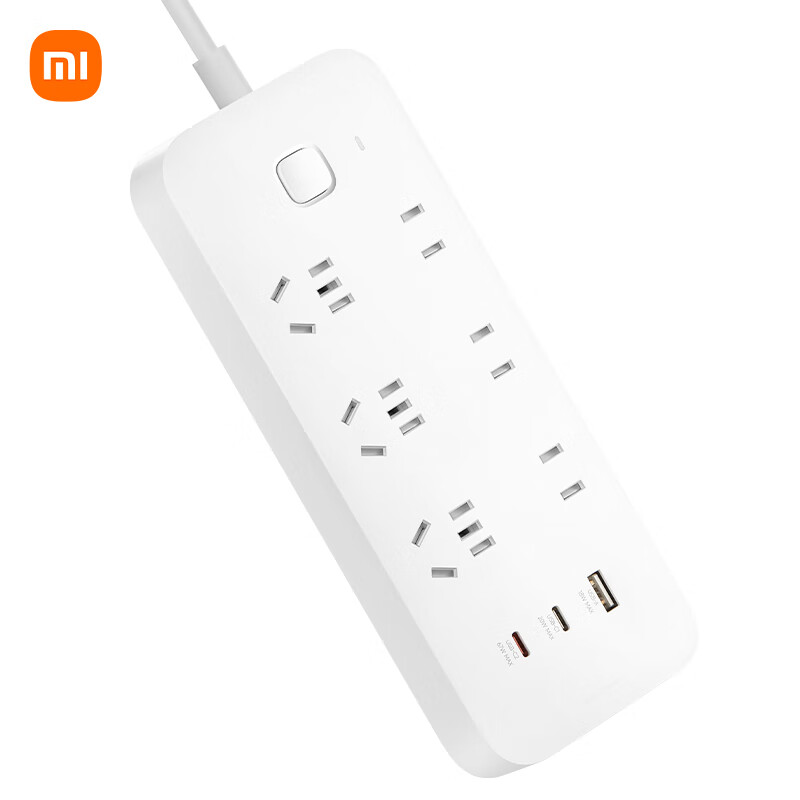 Xiaomi 小米 Type-C+USB 67W氮化镓PD快充插排 88.61元