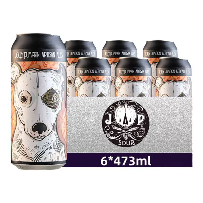 Jolly Pumpkin 乔利南瓜 月光女神 过桶小麦酸啤酒 4.8%vol 375ml 单瓶 ￥30