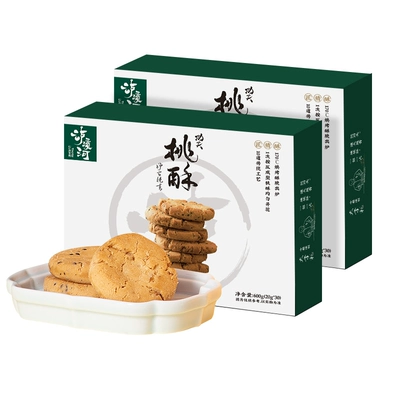 泸溪河 南京特产功夫桃酥饼*3盒 19.90元